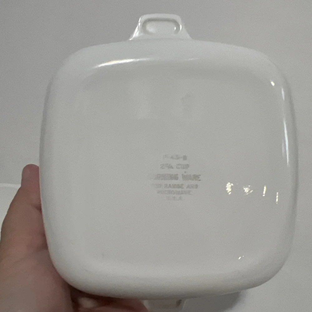 Corning Ware Casserole Dish Petite Blue Cornflower. Set Of Two 2¾ Cups P-43